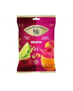 Cavendish & Harvey Cherry Lime & Orange Raspberry Drops 75 Gramm
