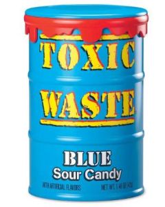 Toxic Waste Blue Sour Candy Drum - 1 Stück