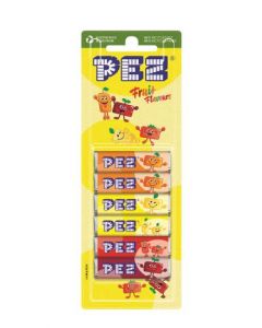 PEZ Refill Box 6-Pack Fruit x 18