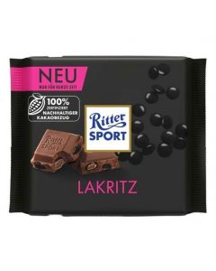 Ritter Sport Milch Lakritze 100 Gramm