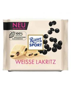 Ritter Sport Weißes Lakritz 100 Gramm