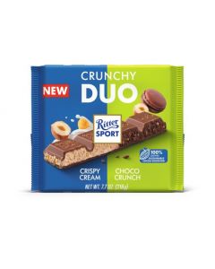 Ritter Sport Crunchy Duo Crisp Cream & Choco Crunch 218 Gramm