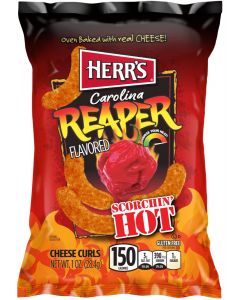 Herr's Carolina Reaper Cheese Curls 28 Gramm