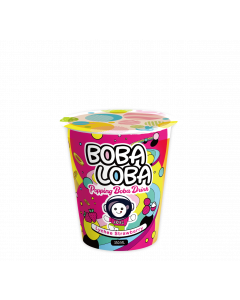 Boba Loba Bubble Tea Lychee Strawberry 350ML