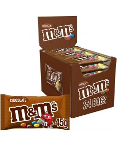 M&M's Schoko Single - 24 x 45 Gramm