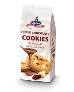 Merba Triple Chocolate Coockies 200 Gramm