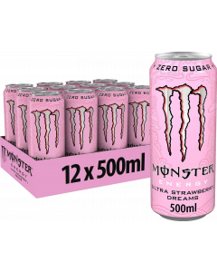 Monster Energy Ultra Strawberry Dreams 12x500ml