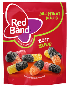 Red Band Magic Lakritz Fruchgummi Duos süß Säure 250 Gramm