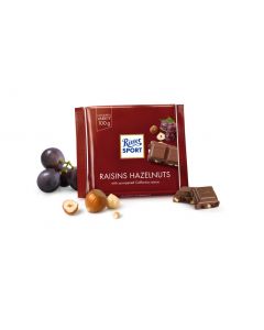 Ritter Sport Trauben Nuss Schokoladeriegel Box - 12 x 100 Gramm