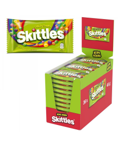 Skittles Crazy Sours Box 36 x 45 Gramm