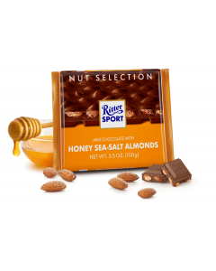 Ritter Sport Nuss Klasse Honig Salz Mandel 11 x 100 Gramm