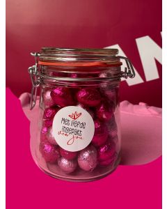 Schokoladeneier Valentinstag-Liebestopf